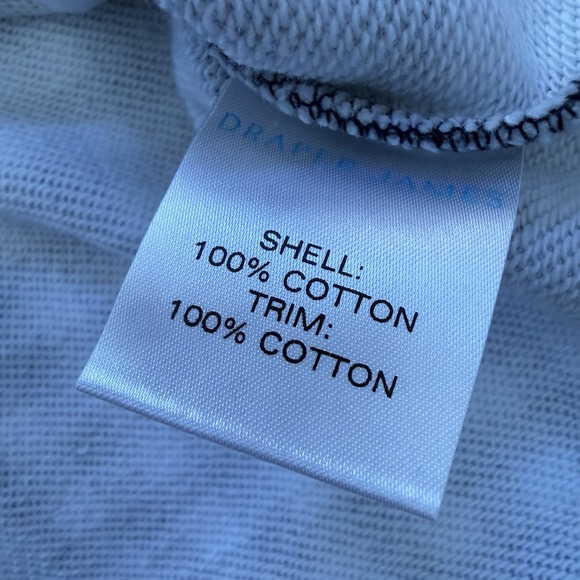 NEW Draper James Natalie Cotton Gingham Sweatshirt Dress in Navy Size 2X - Picture 6 of 9